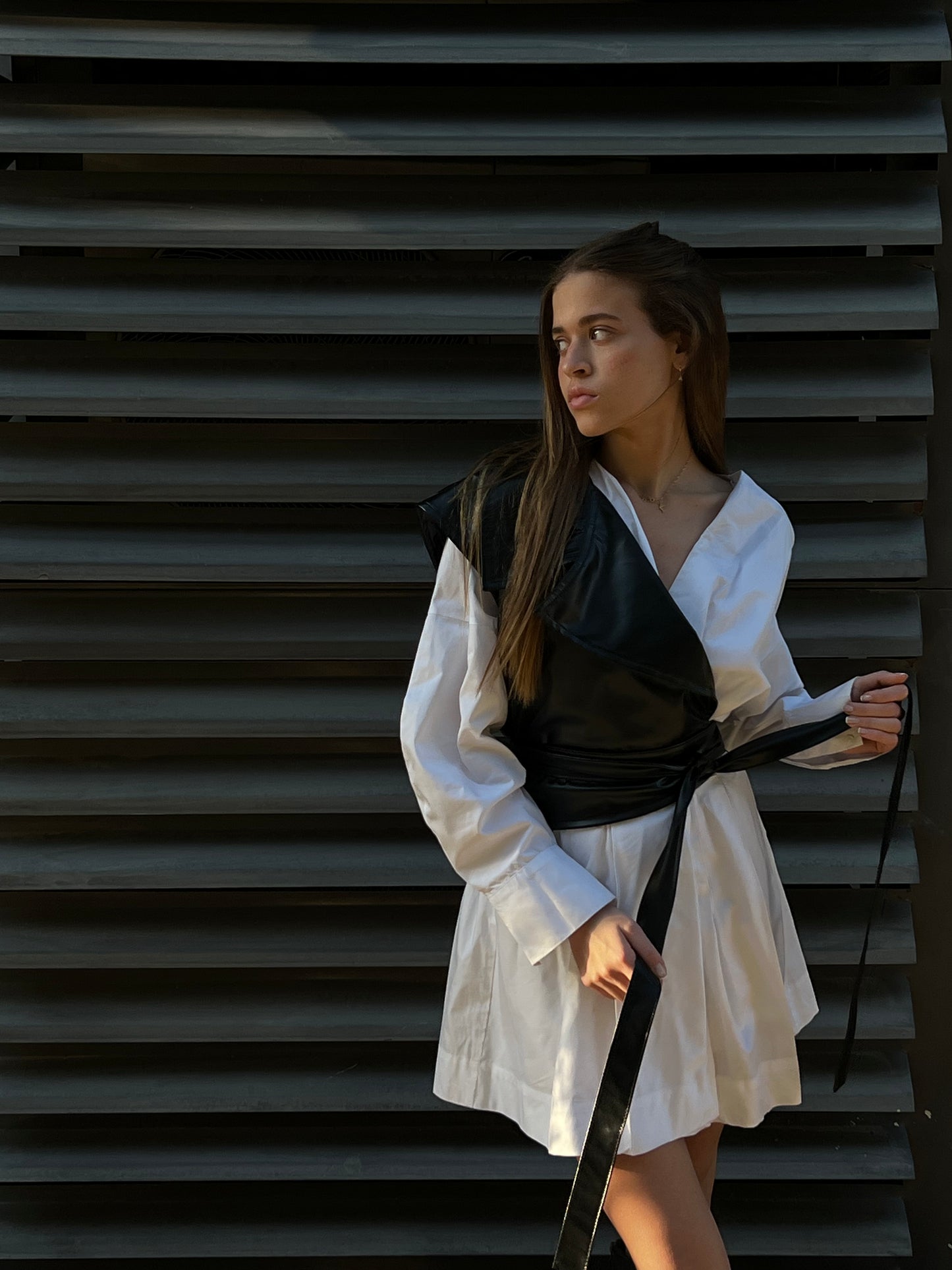 Dual Leather Vest