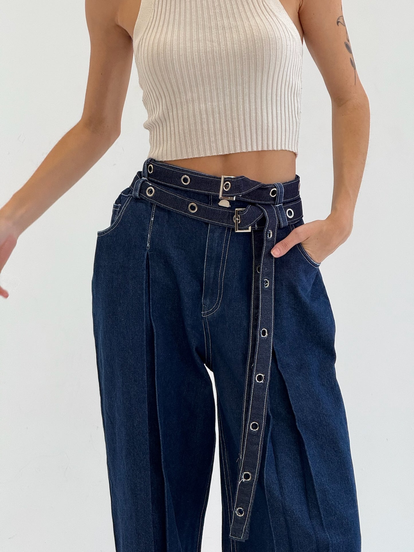 Denim Mold Pants